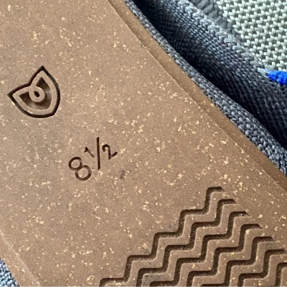 Rothy's Women's "The Daily Flat" - Gray & Blue Ballet Flats - SIZE 8.5 - Picture 7 of 9